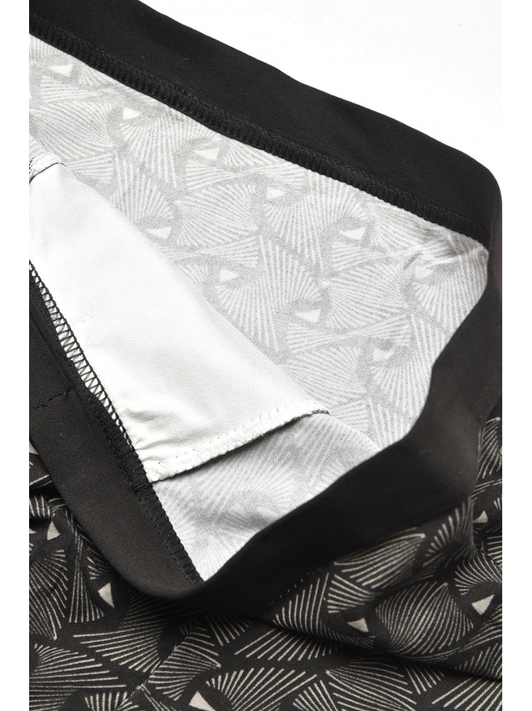 Боксеры мужские черного цвета с принтом 7204 209692C