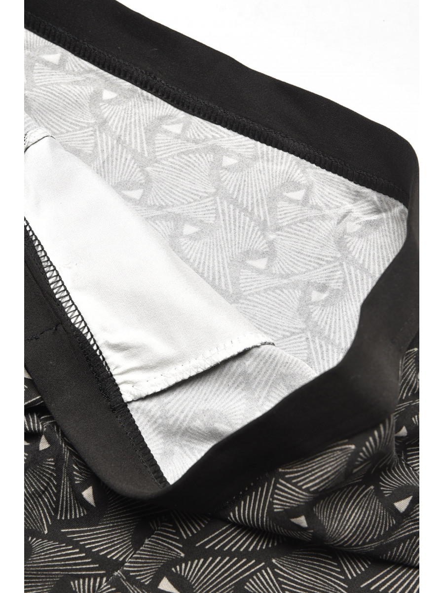 Боксеры мужские черного цвета с принтом 7204 209692C