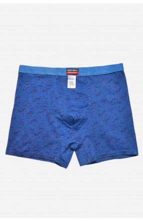 Боксеры мужские синего цвета с принтом 7219 209694C