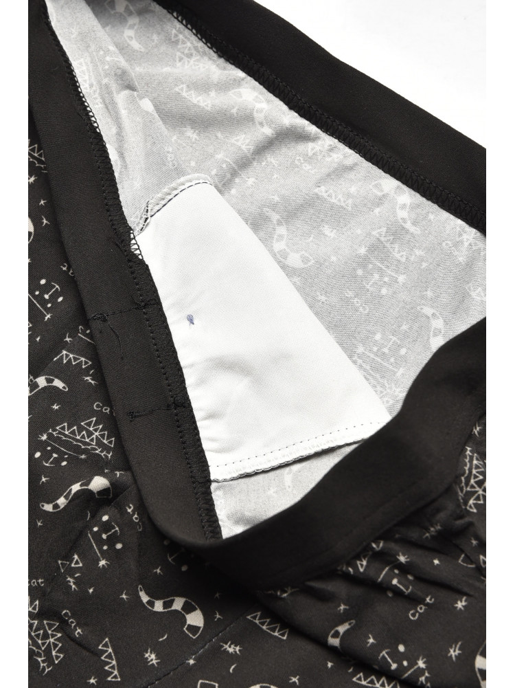 Боксеры мужские черного цвета с принтом 7219 209695C