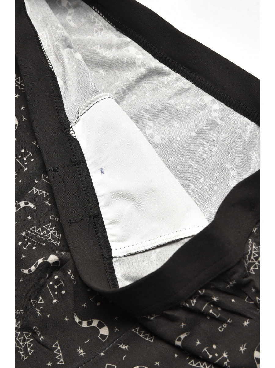 Боксеры мужские черного цвета с принтом 7219 209695C