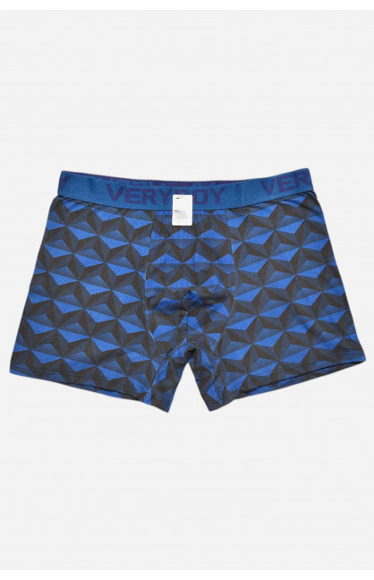 Боксеры мужские тёмно-синего цвета с принтом 6211 209705C