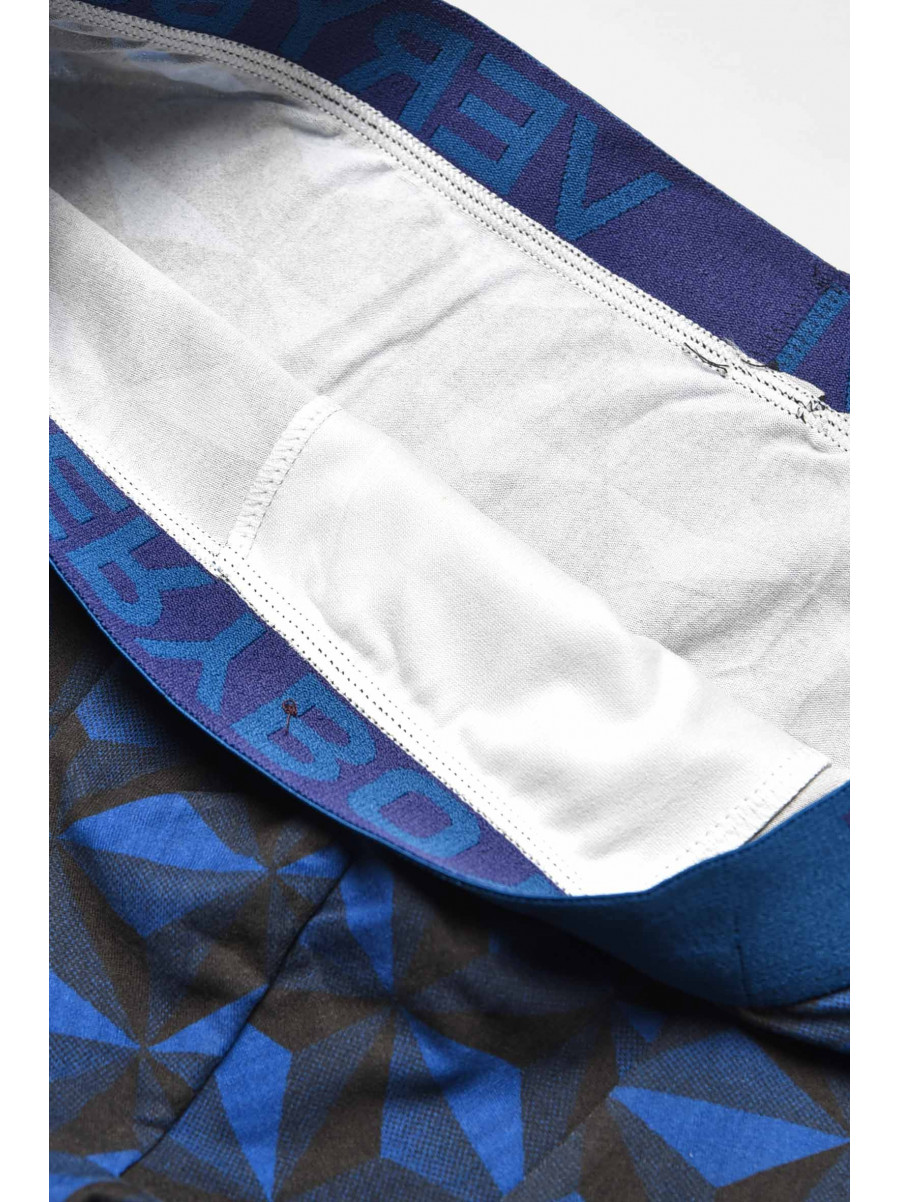 Боксеры мужские тёмно-синего цвета с принтом 6211 209705C