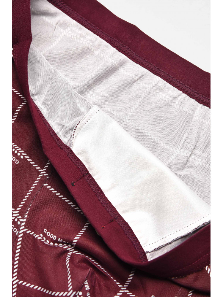 Боксеры мужские бордового цвета 6811 209710C