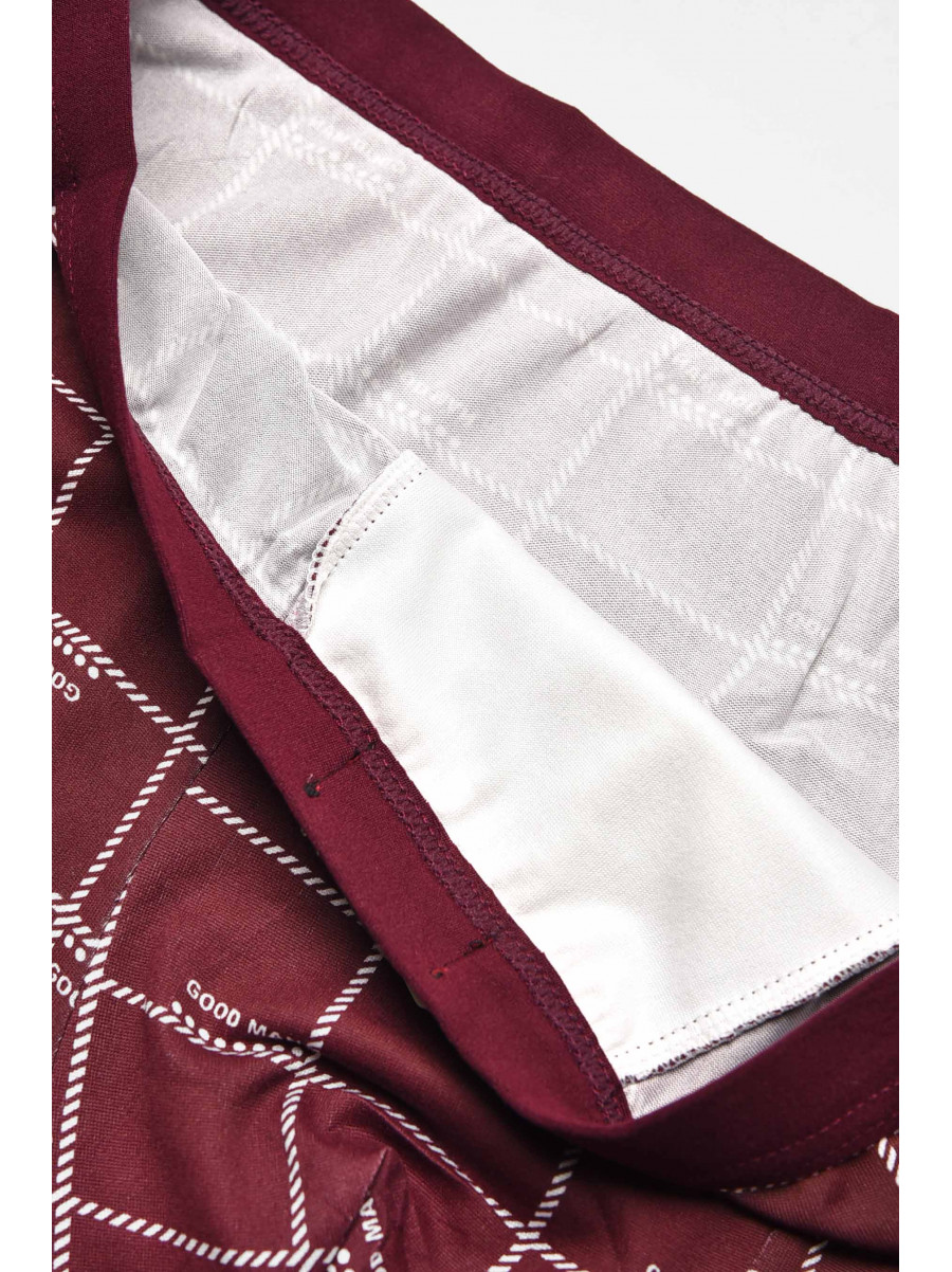 Боксеры мужские бордового цвета 6811 209710C