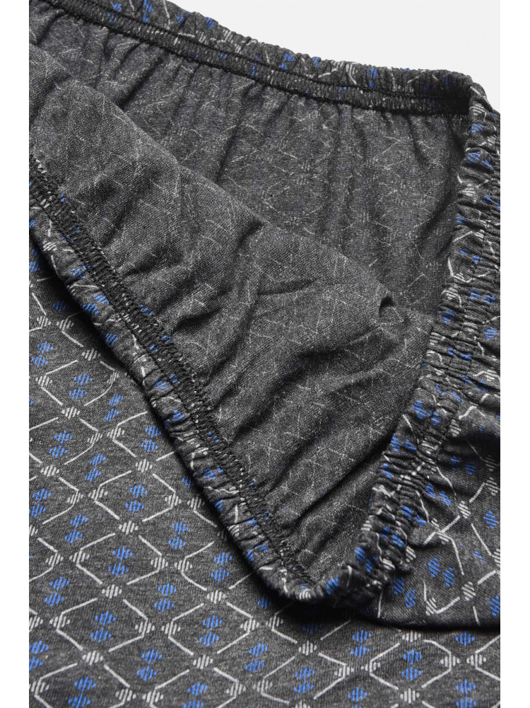 Трусы семейные мужские батальные темно-серого цвета 209712C