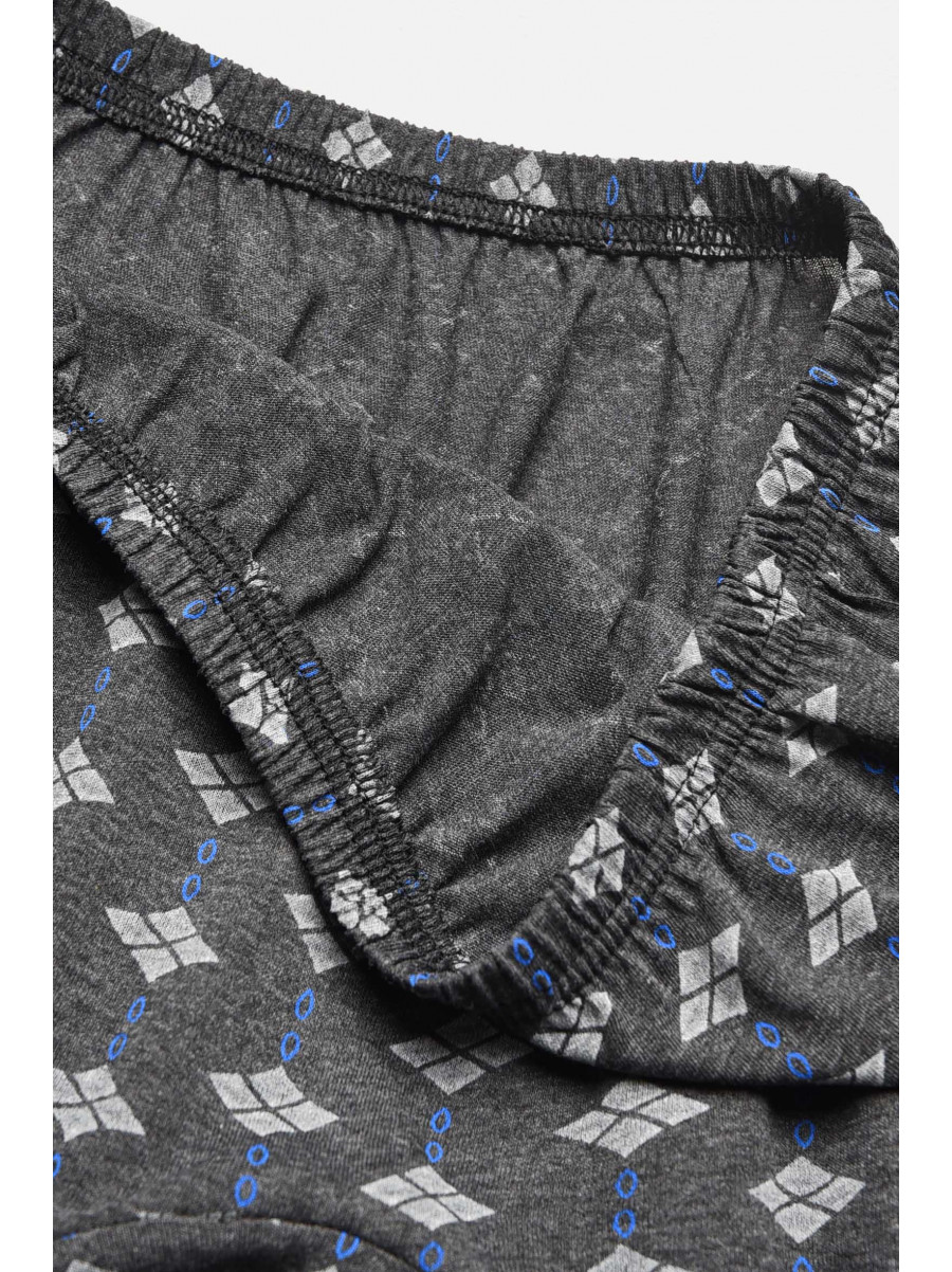 Трусы семейные мужские батальные серого цвета 209713C