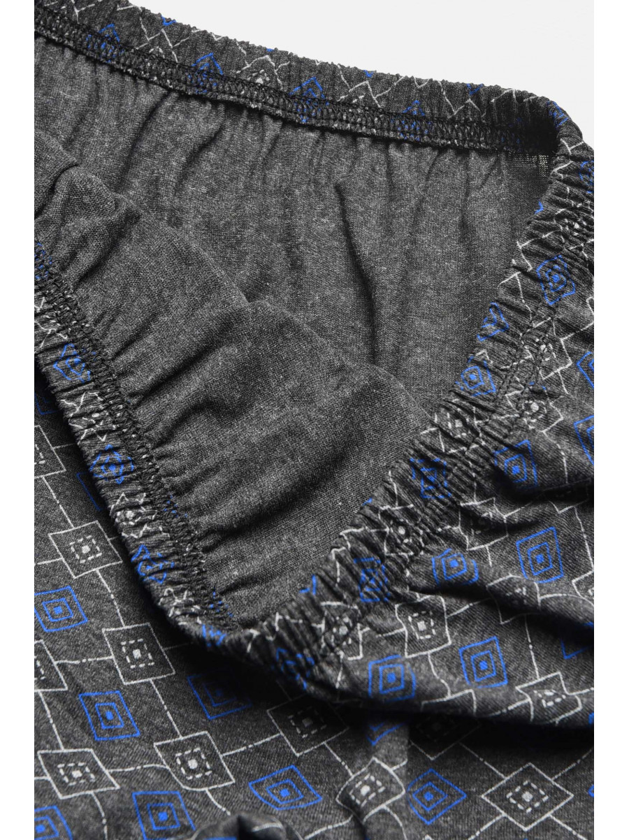 Трусы семейные мужские батальные темно-серого цвета 209715C