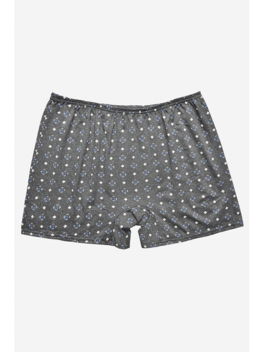 Трусы семейные мужские батальные серого цвета 209716C