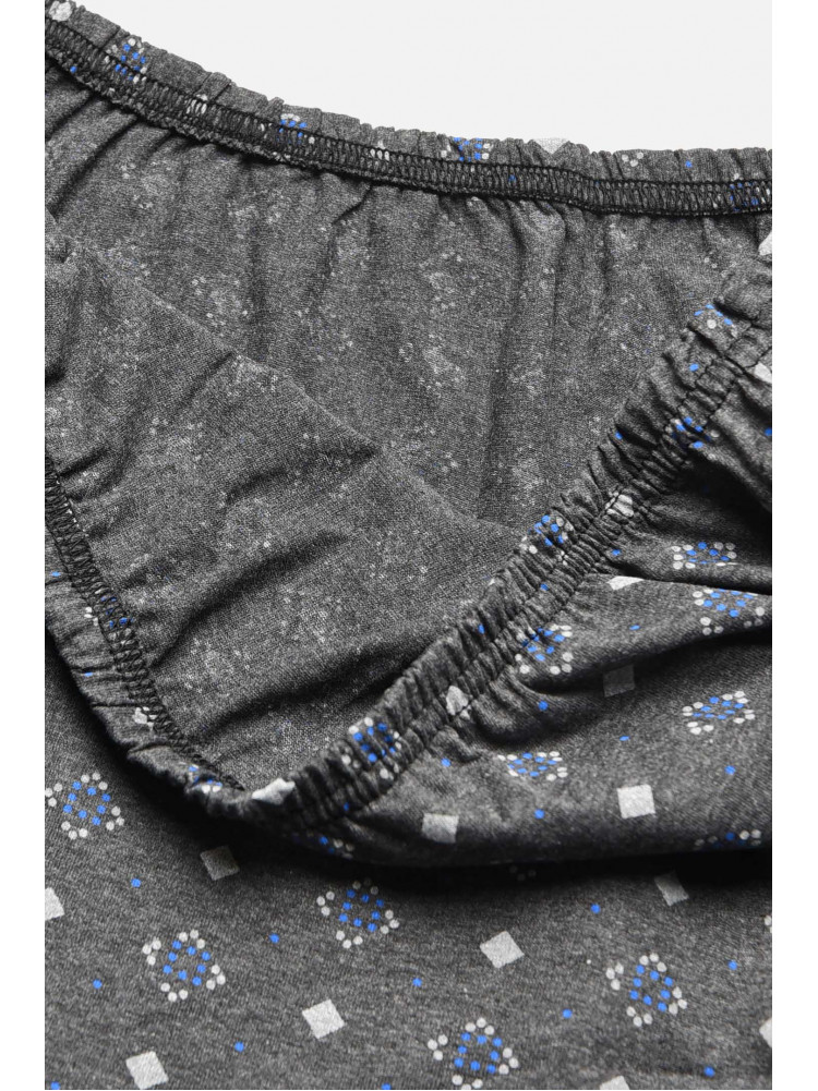 Трусы семейные мужские батальные серого цвета 209716C