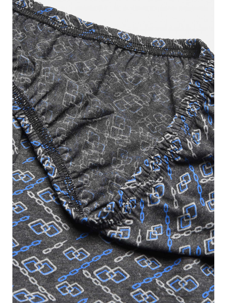 Трусы семейные мужские батальные серого цвета 209717C