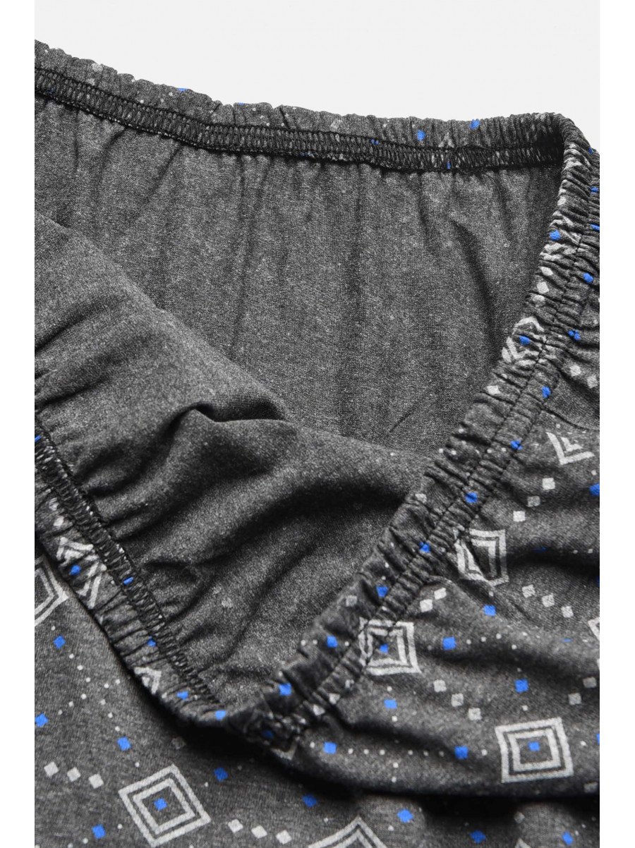 Трусы семейные мужские батальные серого цвета 209718C