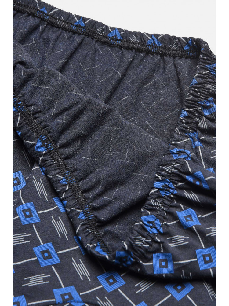 Трусы семейные мужские батальные тёмно-синего цвета 209719C