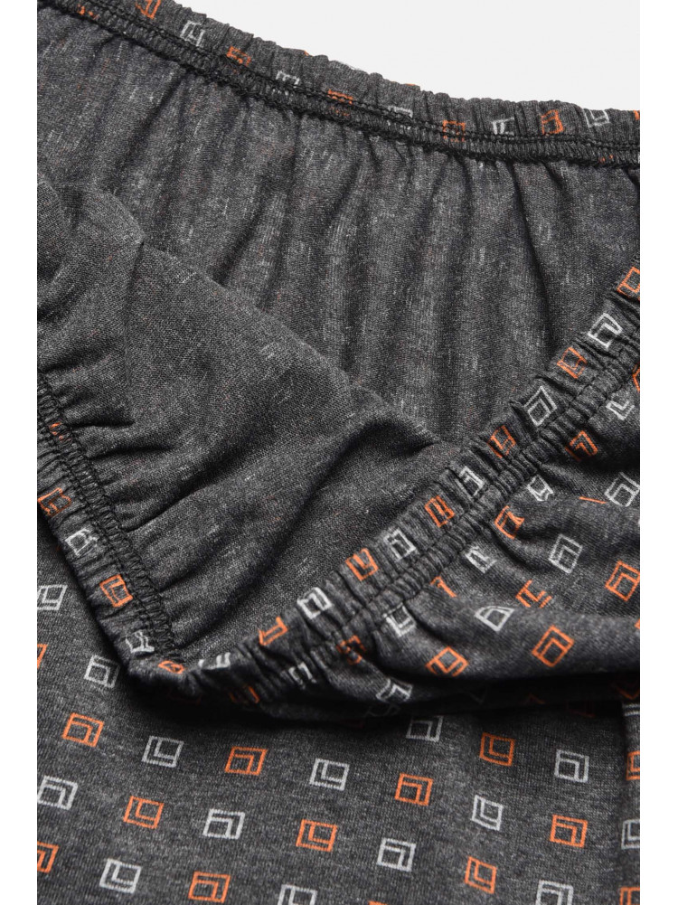 Трусы семейные мужские батальные темно-серого цвета 209720C