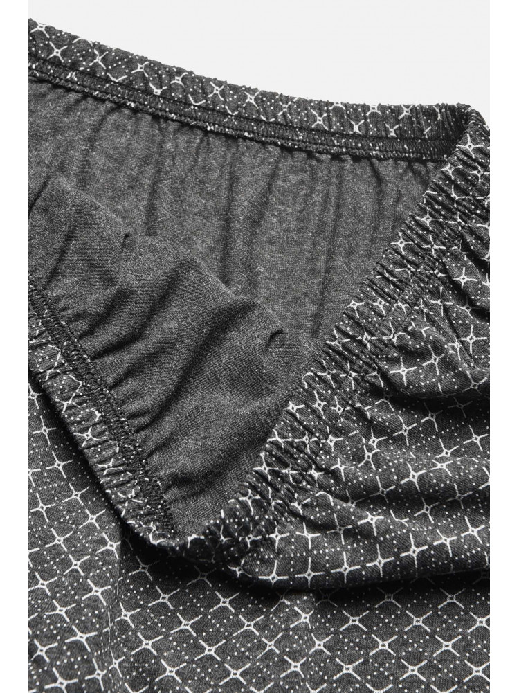 Трусы семейные мужские батальные темно-серого цвета 209721C