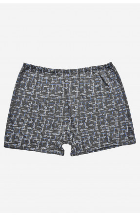 Трусы семейные мужские батальные темно-серого цвета 209723C