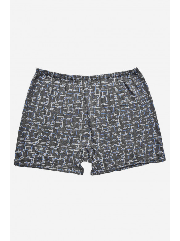 Трусы семейные мужские батальные темно-серого цвета 209723C