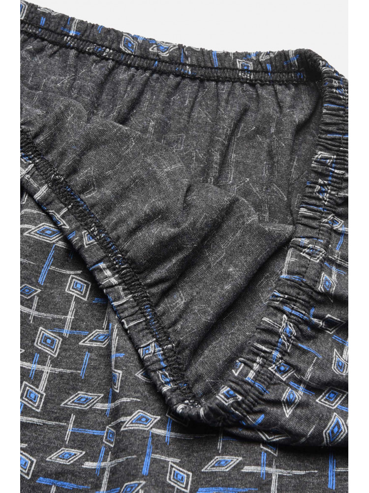 Трусы семейные мужские батальные темно-серого цвета 209723C