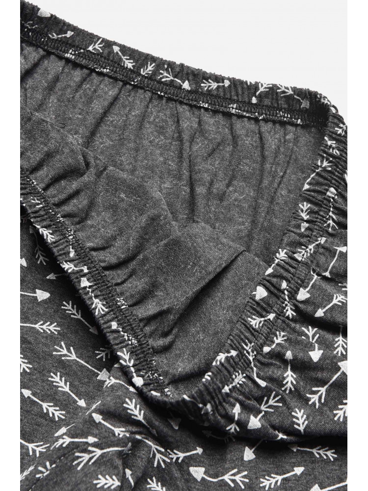 Трусы семейные мужские тёмно-серого цвета 209734C