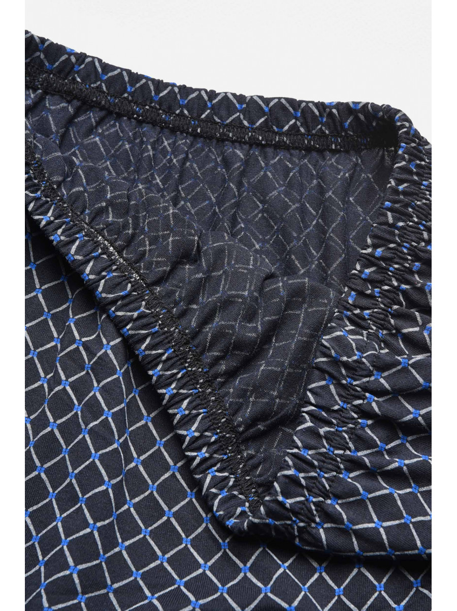 Трусы семейные мужские тёмно-синего цвета 209738C