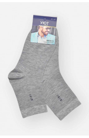 Шкарпетки чоловічі демісезонні сірого кольору YH24-2 209744C