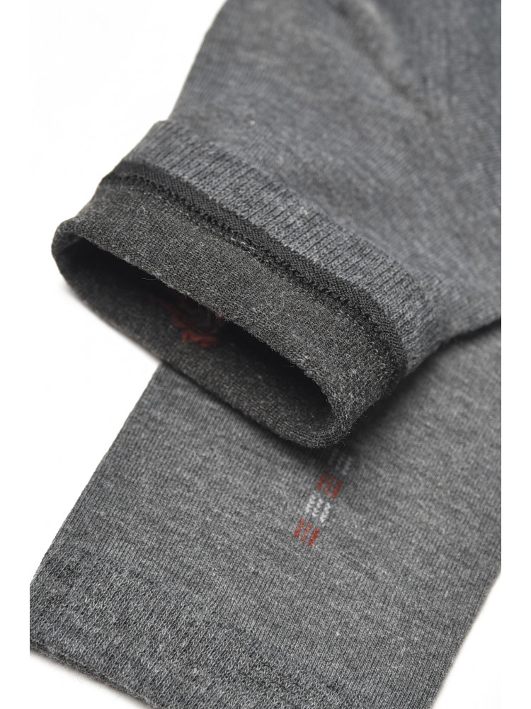 Шкарпетки чоловічі демісезонні темно-сірого кольору YH24-2 209746C