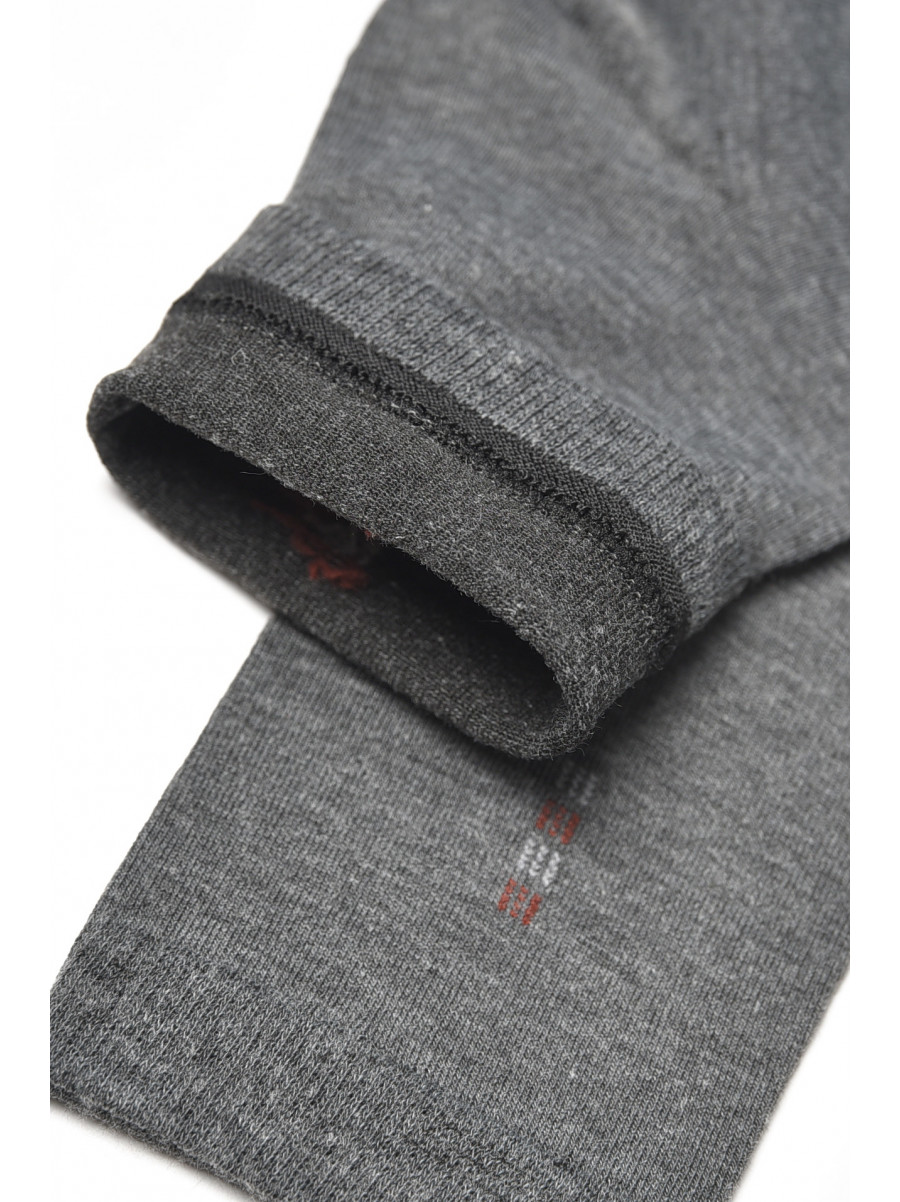 Шкарпетки чоловічі демісезонні темно-сірого кольору YH24-2 209746C