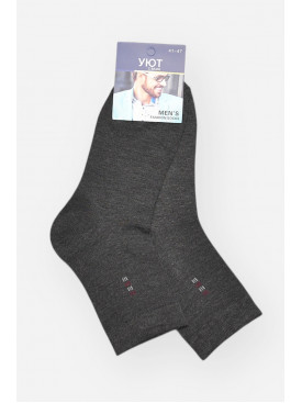 Носки мужские демисезонные тёмно-серого цвета YH24-2 209747C