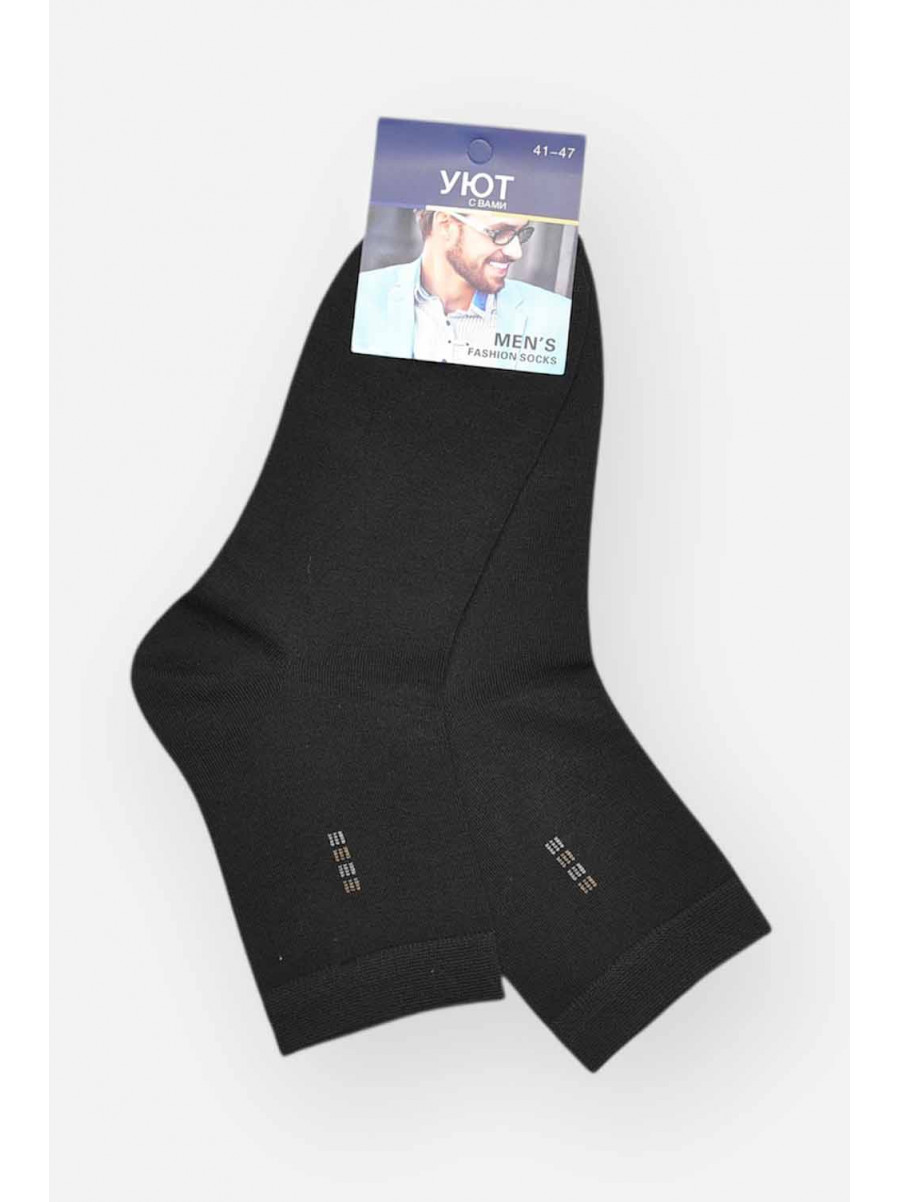 Шкарпетки чоловічі демісезонні чорного кольору YH24-2 209748C