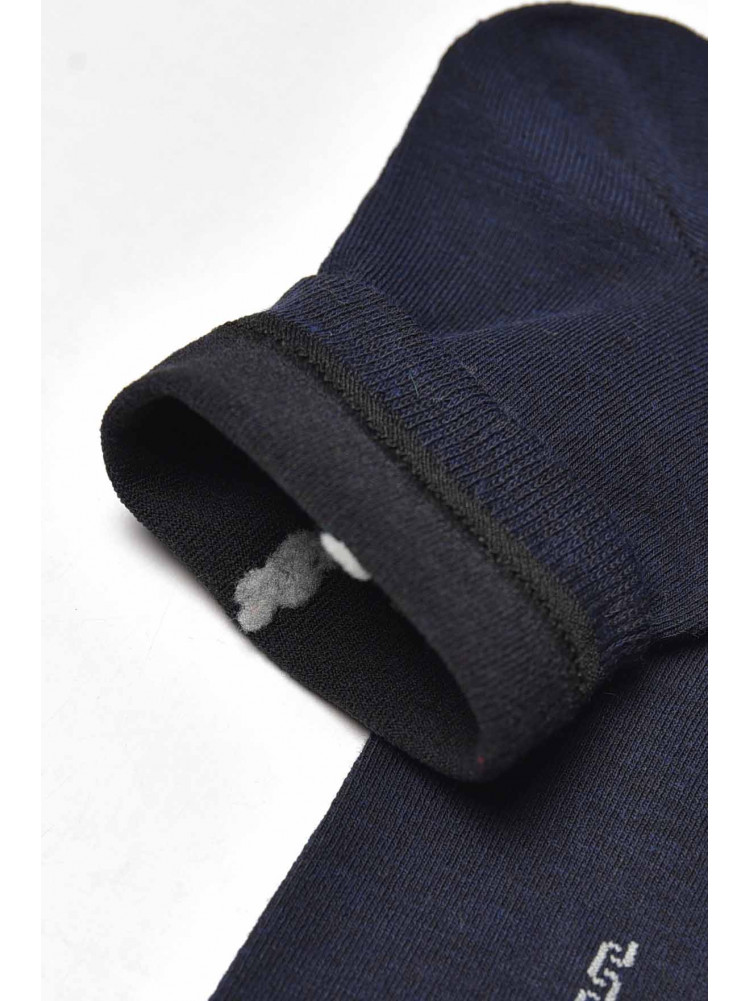 Шкарпетки чоловічі демісезонні темно-синього кольору YH24-02 209749C