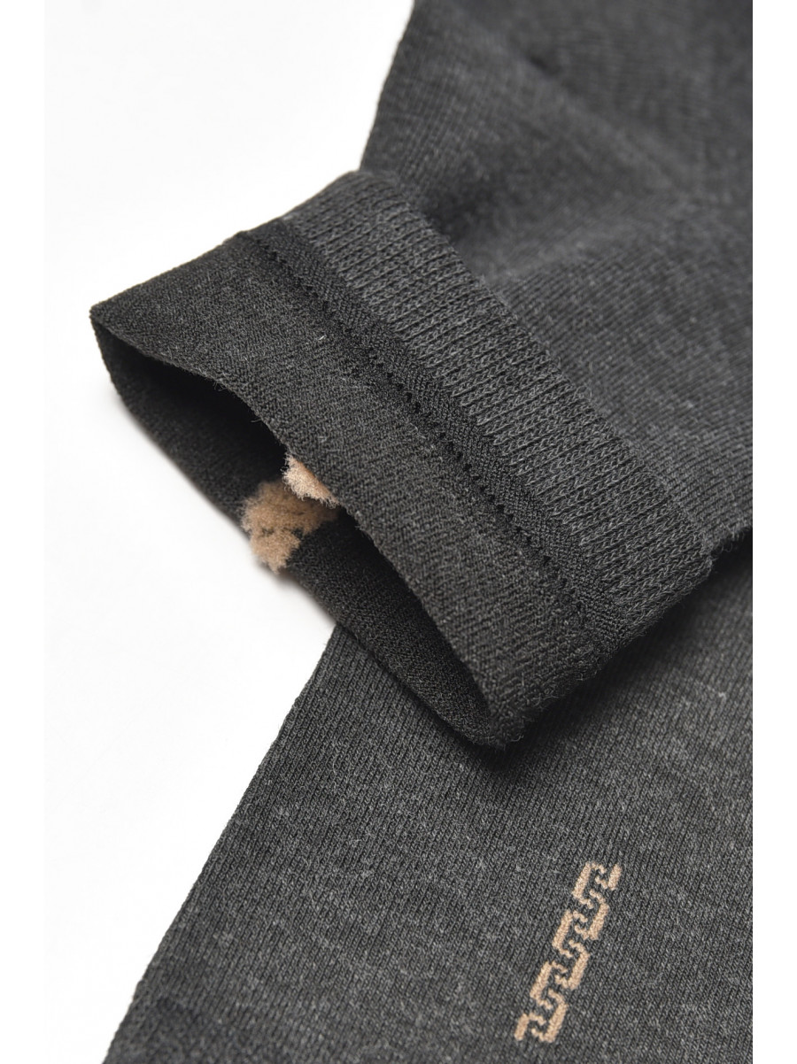 Шкарпетки чоловічі демісезонні темно-сірого кольору YH24-02 209752C