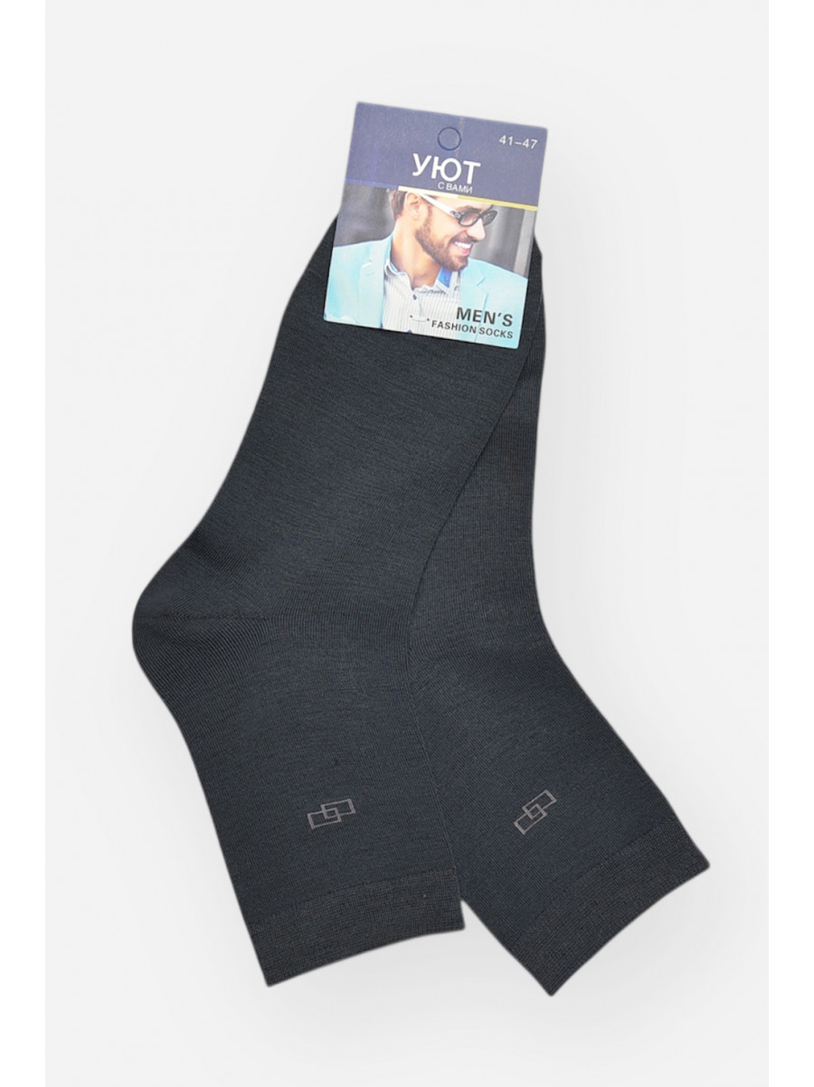 Шкарпетки чоловічі демісезонні темно-синього кольору YH24-11 209754C
