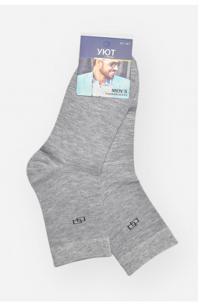 Шкарпетки чоловічі демісезонні сірого кольору YH24-11 209755C