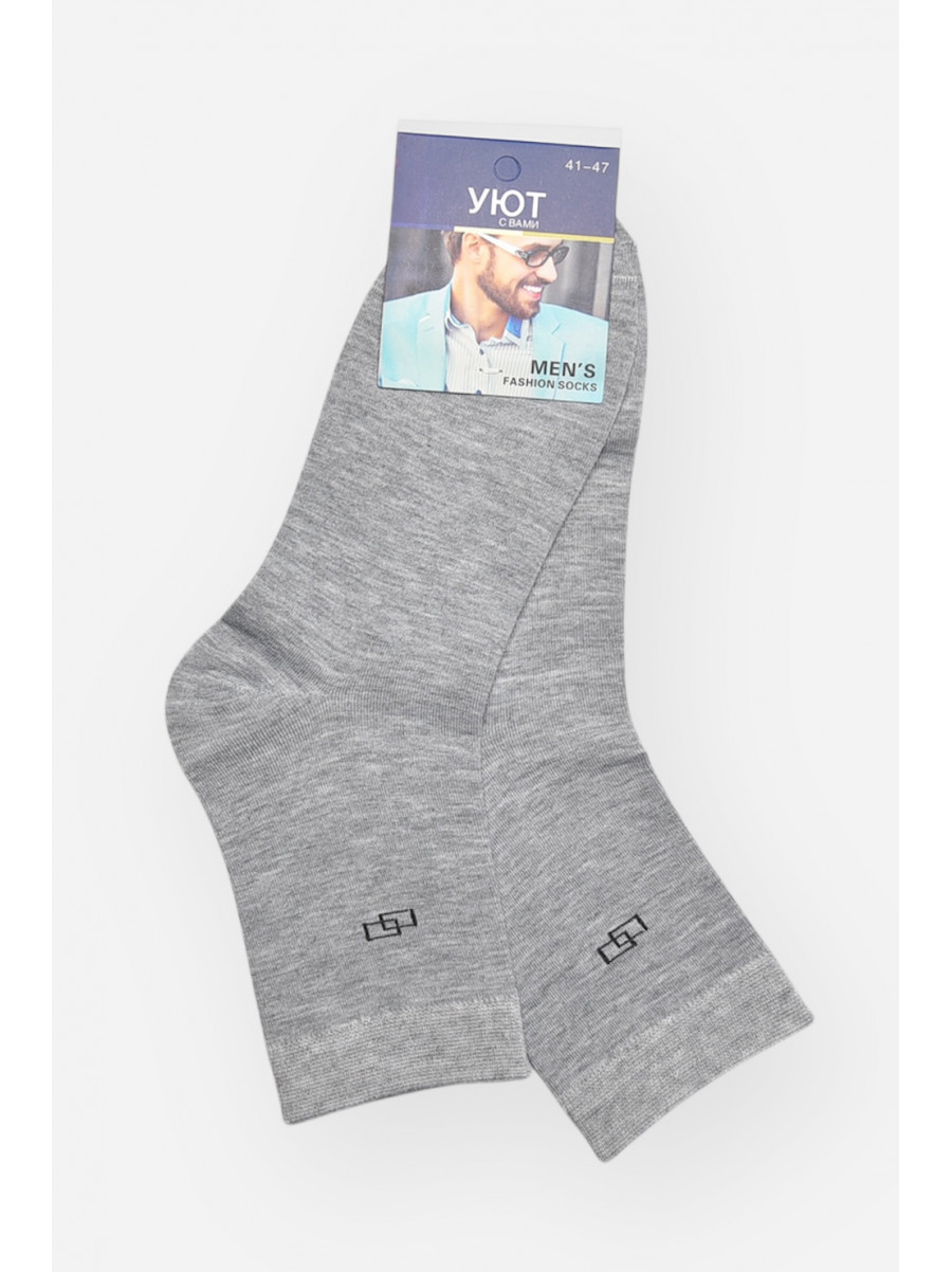 Шкарпетки чоловічі демісезонні сірого кольору YH24-11 209755C