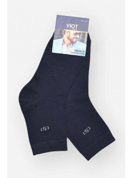 Носки мужские демисезонные тёмно-синего цвета YH24-11 209756C Носки мужские демисезонные тёмно-синего цвета YH24-11 209756C