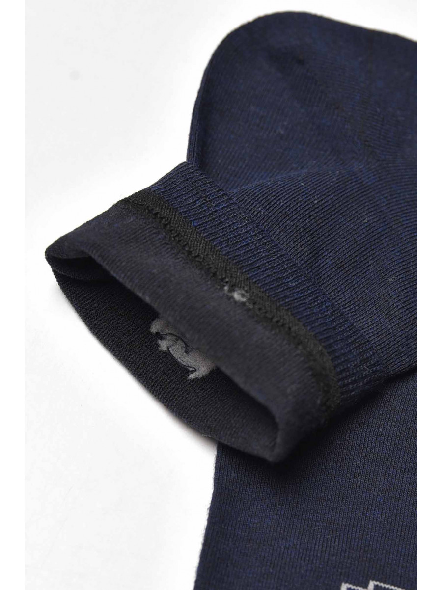 Шкарпетки чоловічі демісезонні темно-синього кольору YH24-11 209756C