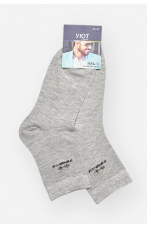 Шкарпетки чоловічі демісезонні сірого кольору YH24-16 209759C
