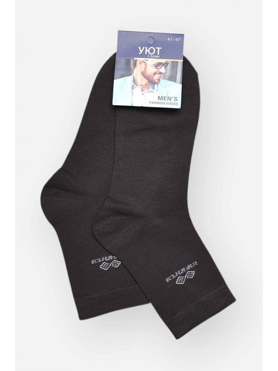 Шкарпетки чоловічі демісезонні чорного кольору YH24-16 209760C