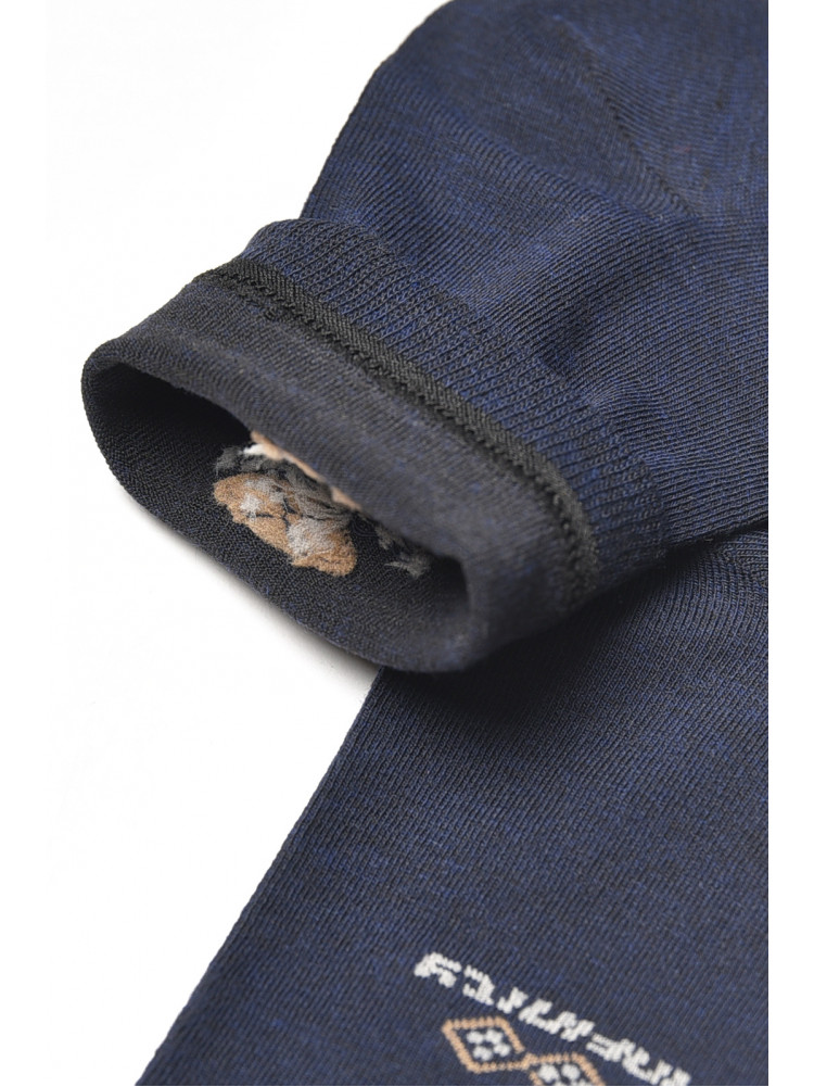 Шкарпетки чоловічі демісезонні темно-синього кольору YH24-11 209761C