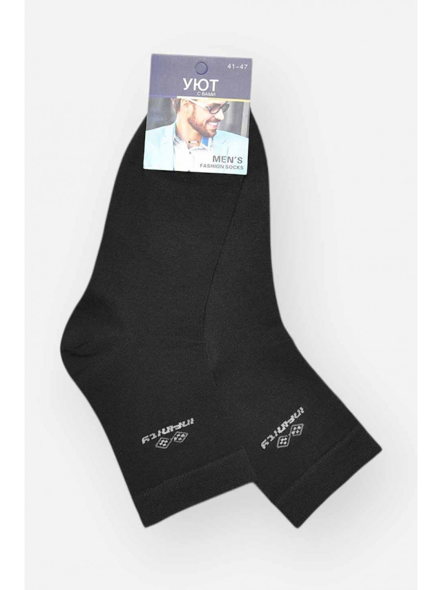 Шкарпетки чоловічі демісезонні чорного кольору YH24-16 209762C