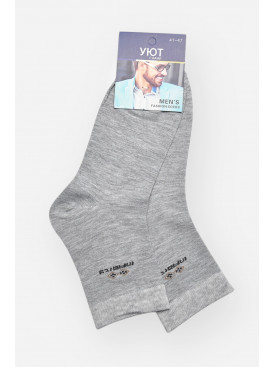 Шкарпетки чоловічі демісезонні сірого кольору YH24-16 209764C