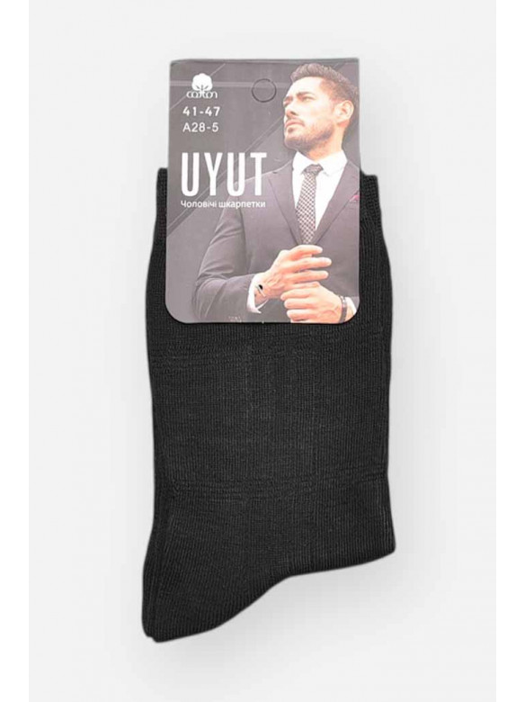 Носки мужские демисезонные черного цвета А28-5 209770C