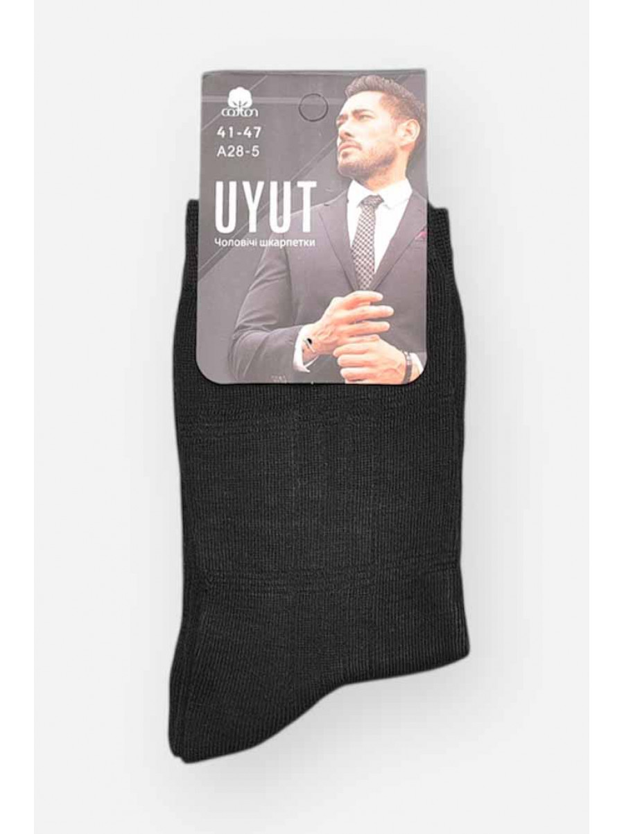 Носки мужские демисезонные черного цвета А28-5 209770C