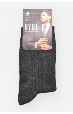 Носки мужские демисезонные тёмно-серого цвета А28-5 209773C