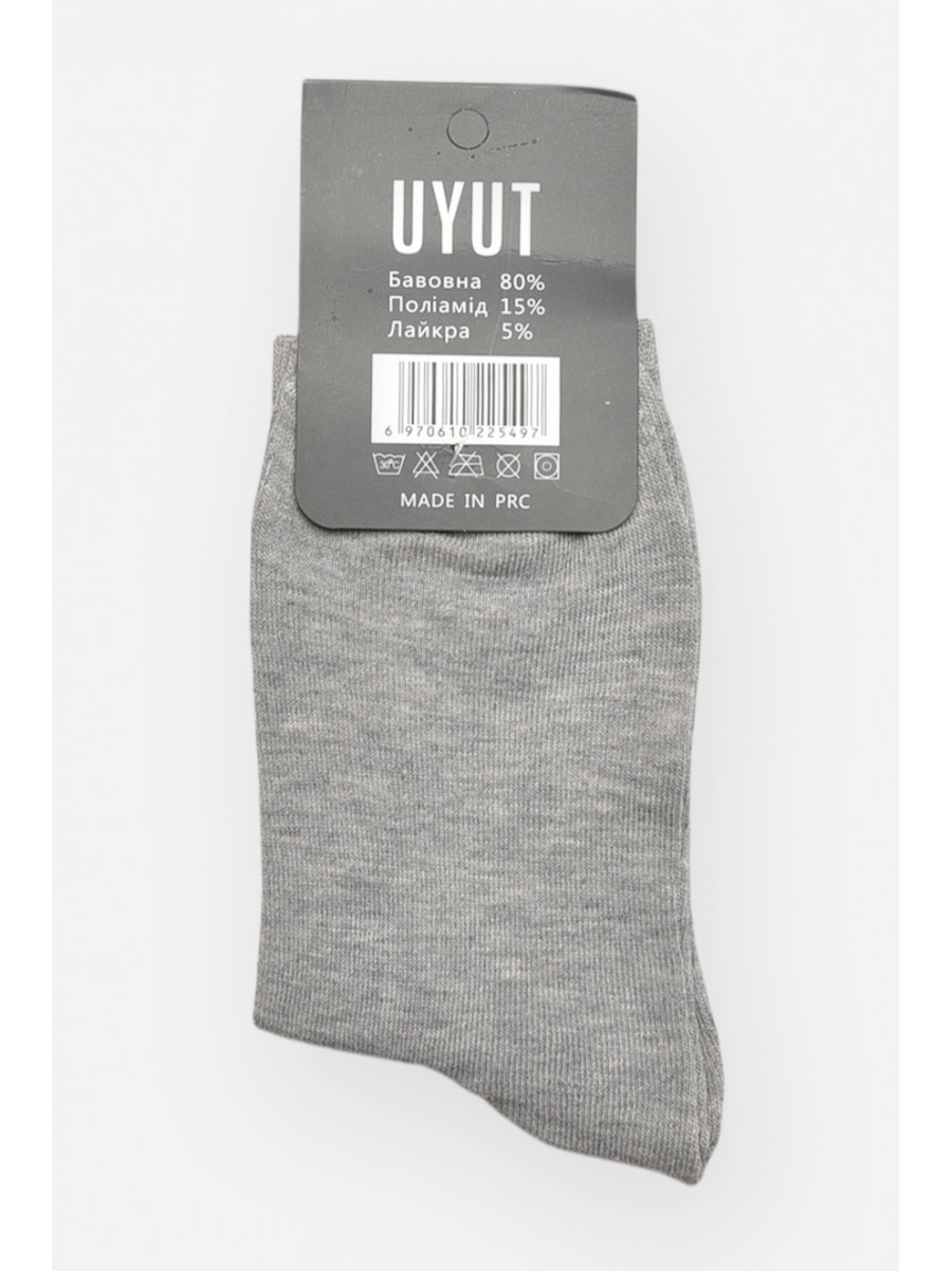 Носки мужские демисезонные серого цвета А28-2 209778C