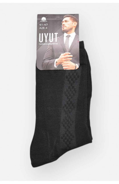 Носки мужские демисезонные черного цвета А28-4 209780C