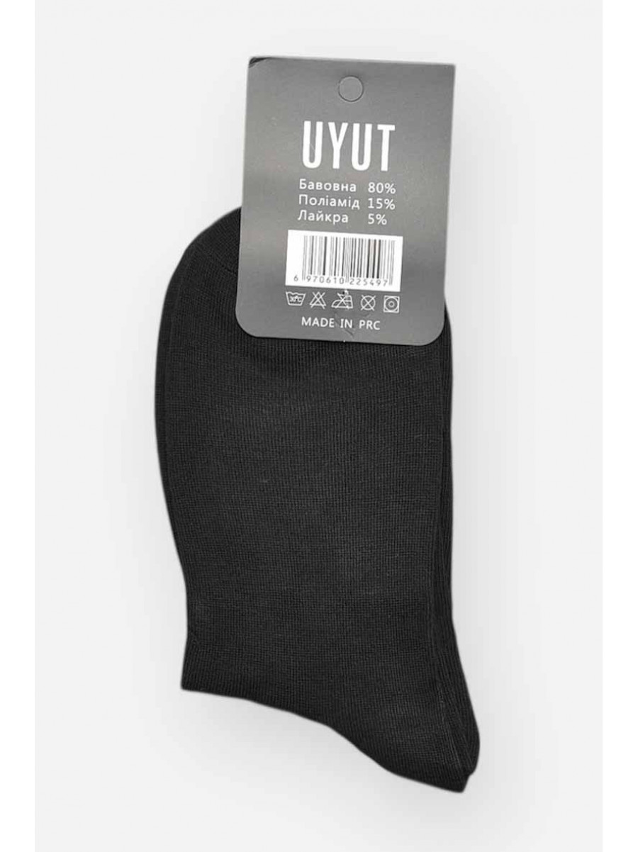 Шкарпетки чоловічі демісезонні чорного кольору А28-4 209782C