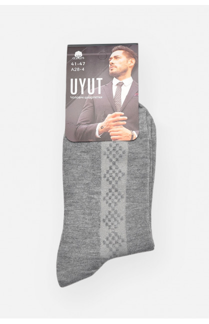 Носки мужские демисезонные серого цвета А28-4 209784C