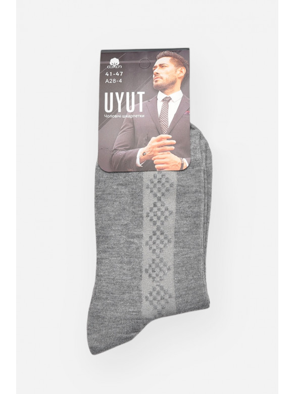Носки мужские демисезонные серого цвета А28-4 209784C
