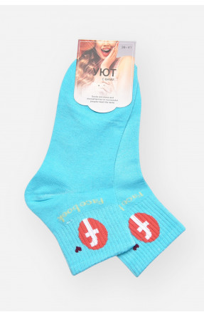 Шкарпетки жіночі демісезонні зеленого кольору YH22-09 209787C